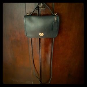 Vintage Coach Casino top handle cross body bag
